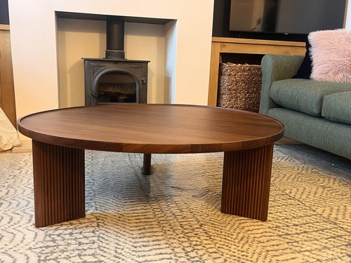 Solid walnut coffee table - walnut, –
