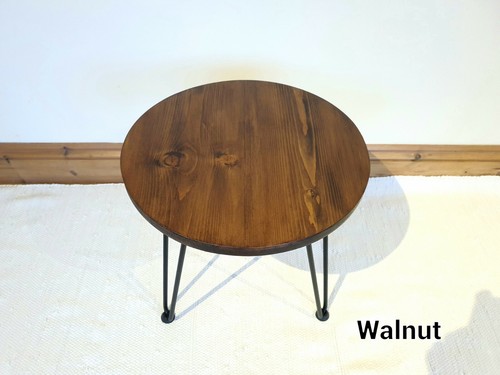 Round coffee table rustic - /,